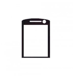 Replacement Front Glass For Imate Ultimate 6150 Black By - Maxbhi.com