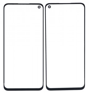 Replacement Front Glass For Oppo K10 Black By - Maxbhi Com
