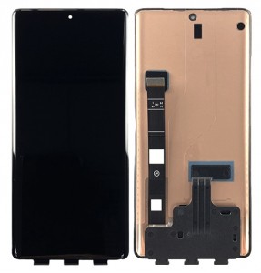 Lcd With Touch Screen For Motorola Moto X40 Black By - Maxbhi Com