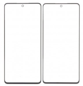 Replacement Front Glass For Samsung Galaxy M54 Black By - Maxbhi Com