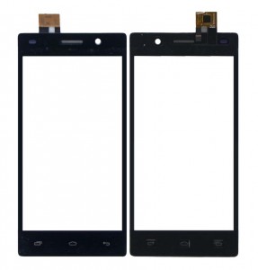 Touch Screen Digitizer For Intex Aqua Power Plus Black By - Maxbhi Com