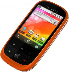 LCD with Touch Screen for Alcatel OT-890D - Orange