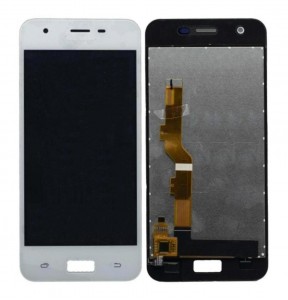 Lcd With Touch Screen For Lyf C451 White By - Maxbhi Com