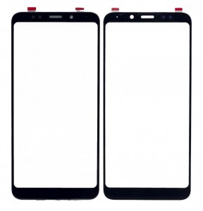 Replacement Front Glass For Xiaomi Redmi Note 5 Black By - Maxbhi Com