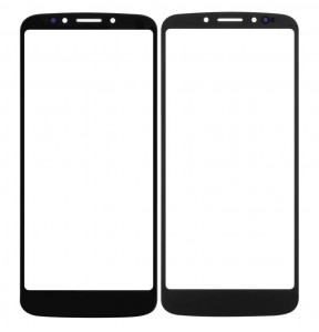 Replacement Front Glass For Motorola Moto E5 Black By - Maxbhi Com