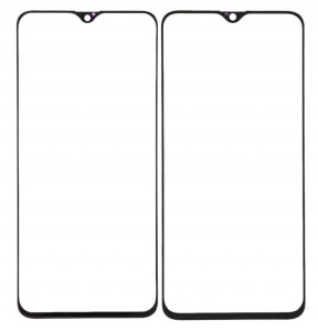Replacement Front Glass For Oppo R17 Black By - Maxbhi Com