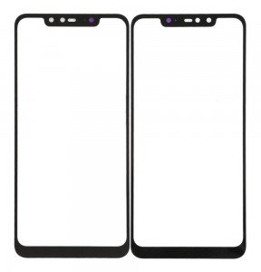 Replacement Front Glass For Xiaomi Redmi Note 6 Pro Black By - Maxbhi Com