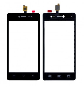 Touch Screen Digitizer For Lava Iris 702 Black By - Maxbhi Com
