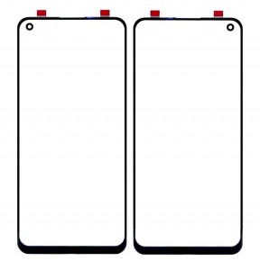 Replacement Front Glass For Realme 8 Pro Black By - Maxbhi Com