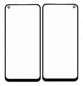 Replacement Front Glass For Oppo A54 Black By - Maxbhi Com