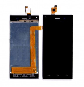 Lcd With Touch Screen For Xolo Q600s Black By - Maxbhi Com