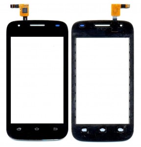 Touch Screen Digitizer For Intex Cloud Y7 Black By - Maxbhi Com