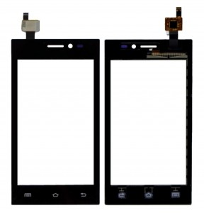 Touch Screen Digitizer For Intex Aqua Y2 Plus Black By - Maxbhi Com