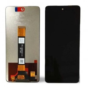 Lcd With Touch Screen For Lava Blaze 3 5g Black By - Maxbhi Com