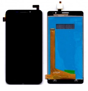 Lcd With Touch Screen For Intex Aqua Power Black By - Maxbhi Com