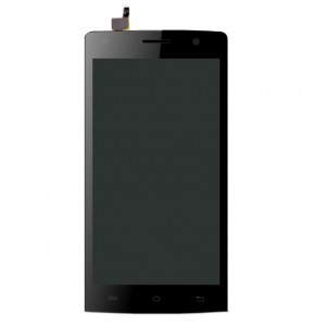 Lcd With Touch Screen For Lava Iris Fuel 25 Black By - Maxbhi.com