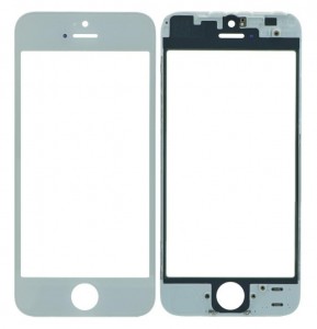 Replacement Front Glass For Apple Iphone 5 White By - Maxbhi Com