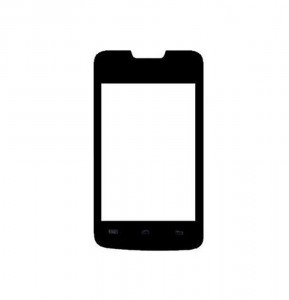 Replacement Front Glass For Micromax X457 Black By - Maxbhi.com