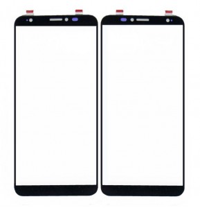 Replacement Front Glass For Lava Z91 Black By - Maxbhi Com