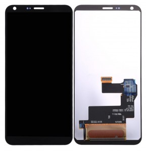 Lcd With Touch Screen For Lg Q6 Plus Black By - Maxbhi Com