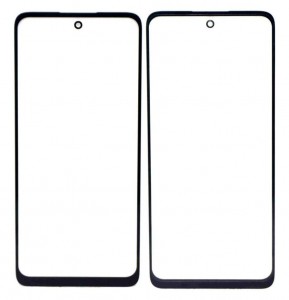 Replacement Front Glass For Motorola Moto E22s Black By - Maxbhi Com