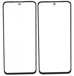 Replacement Front Glass For Xiaomi Redmi 12 Black By - Maxbhi Com