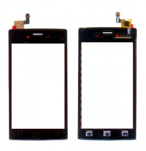 Touch Screen Digitizer For Lava Iris 404 Flair White By - Maxbhi Com