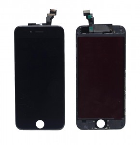 Lcd With Touch Screen For Apple Iphone 6 Black By - Maxbhi Com