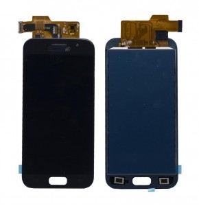 Lcd With Touch Screen For Samsung Galaxy A3 2017 Black By - Maxbhi Com