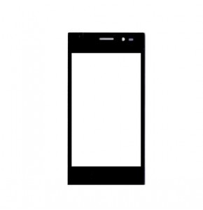 Replacement Front Glass For Karbonn A14 Black By - Maxbhi.com