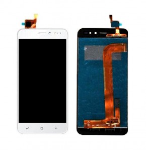 Lcd With Touch Screen For Intex Aqua Lions X1 Champagne By - Maxbhi Com