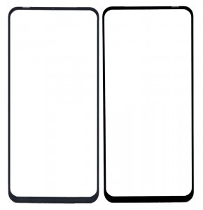 Replacement Front Glass For Oppo Reno2 F Black By - Maxbhi Com