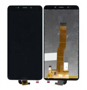 Lcd With Touch Screen For Lava Z51 Black By - Maxbhi Com