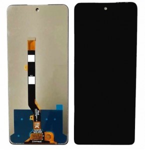 Lcd With Touch Screen For Lava Blaze Pro 5g Black By - Maxbhi Com