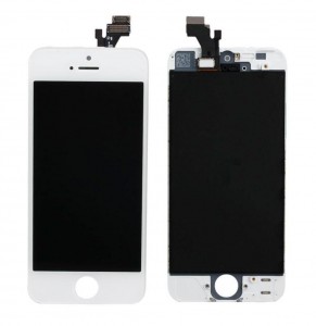 Lcd With Touch Screen For Apple Iphone 5s Silver By - Maxbhi Com
