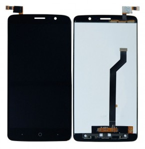 Lcd With Touch Screen For Zte Max Xl Black By - Maxbhi Com