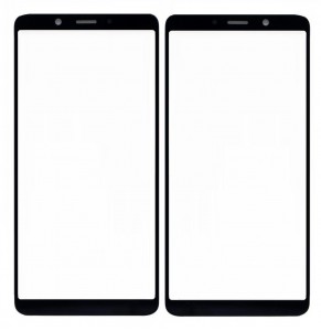Replacement Front Glass For Oppo F5 Black By - Maxbhi Com