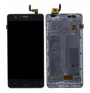 Lcd With Touch Screen For Intex Aqua Lions 2 Black By - Maxbhi Com