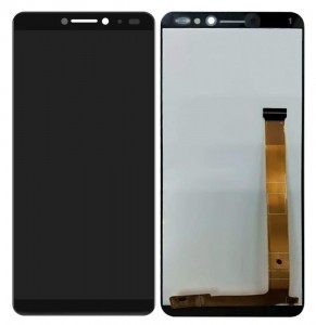 Lcd With Touch Screen For Alcatel 3v Black By - Maxbhi Com