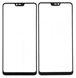 Replacement Front Glass For Oppo A3 Black By - Maxbhi Com