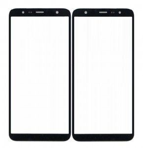 Replacement Front Glass For Samsung Galaxy J4 Plus Black By - Maxbhi Com