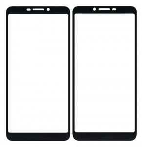 Replacement Front Glass For Tecno Camon Iclick In6 Black By - Maxbhi Com