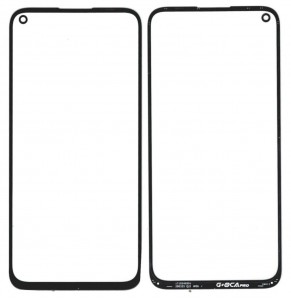 Replacement Front Glass For Huawei Nova 6 Se Black By - Maxbhi Com