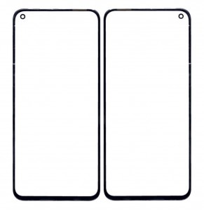 Replacement Front Glass For Huawei Nova 7i Black By - Maxbhi Com