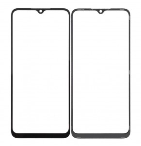Replacement Front Glass For Xiaomi Redmi 9c Black By - Maxbhi Com