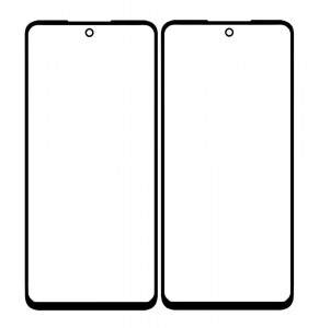 Replacement Front Glass For Tecno Pova 2 Black By - Maxbhi Com