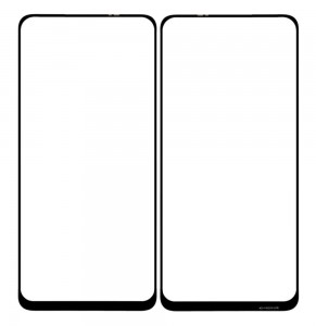 Replacement Front Glass For Oppo K7x 5g Black By - Maxbhi Com