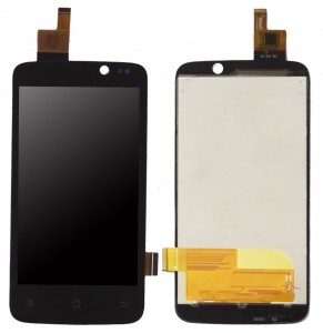 Lcd With Touch Screen For Archos 40 Titanium Black By - Maxbhi Com