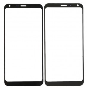 Replacement Front Glass For Lg Q6 Black By - Maxbhi Com