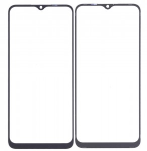 Replacement Front Glass For Realme C12 Black By - Maxbhi Com